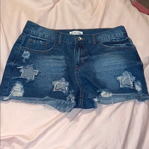Vintage star jean shorts